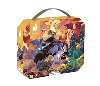 PUZZLE MALETA TIERRA DE DRAGONES 54P