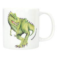 TAZA RELIEVE T REX DINO  WOIRLD