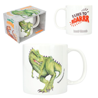 TAZA RELIEVE T REX DINO  WOIRLD