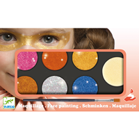 PALETA MAQUILLAJE 6 COLOR METALIZADO