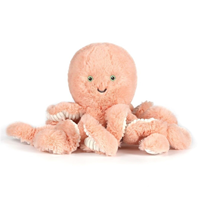 PELUCHE MINI PULPO ROSA 25 CM OB DESIG