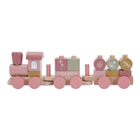 TREN FLORES ROSA  LITTLE DUTCH MADERA