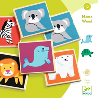 Memo wood animales