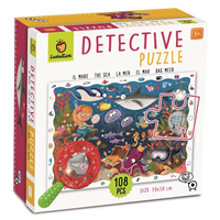 Detective Puzzle 108 piezas - El Mar