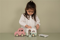 Set coche y Caravana madera Little Dutch