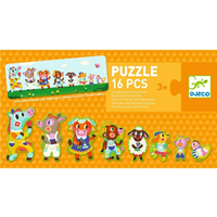 Puzzle Grandes y pequeños granja 16pzas