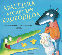 Afaltzera etorri zen krokodriloa