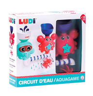 Aqua game mural Ludi