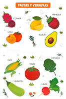 Aprendo palabras. Frutas y verduras