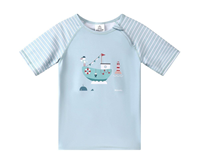  Camiseta protección solarfishing boat 4-5 años