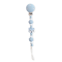 Portachupete silicona foxy azul