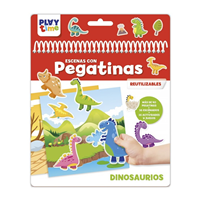 Escenas con pegatinas Dinosaurios