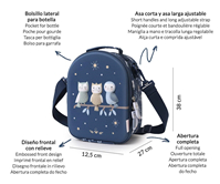Bolsa merienda térmica 3d magical forest