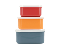 Set 3 cajas almuerzo City Cars