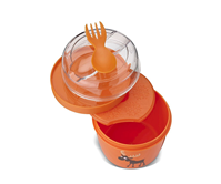 Fiambrera Snack Nice cup Reno naranja