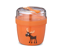 Fiambrera Snack Nice cup Reno naranja