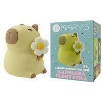 Mary`s lámpara de noche LED RGB Capybara florista