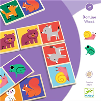 DOMINO MADERA ANIMALES DJECO 2+