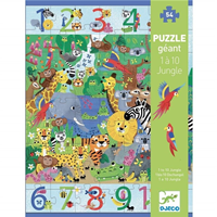 Puzzle gigante 1 al 10 La jungla