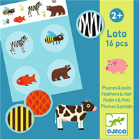 Educativos Bingo Plumas & Pelaje