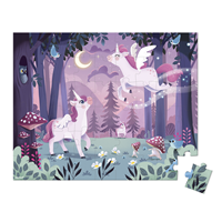 Puzzle maleta 54 piezas Unicornios