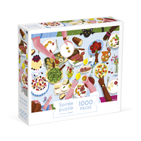 Puzzle 1000 piezas comida familiar