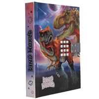 Dino World diario con código y sonido