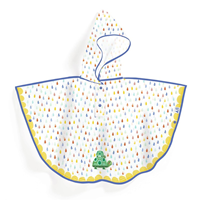 Poncho de lluvia tortuga talla XS 90-110 cm