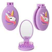 Ylvi cepillo plegable con unicornio
