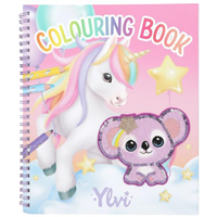 Ylvi libro de colorear con unicornio y lentejuelas