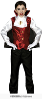 Disfraz Vampiro Rojo 3-4 años