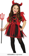 Disfraz Cute Devil 5-6 (vestido y diadema
