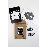 Cartas de contrastes para bebés
