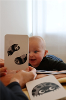 Cartas de contrastes para bebés