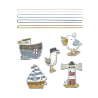 Tarjetas para enlazar cordones Sailors