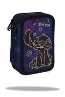 Plumier 3 pisos con contenido JUMPER 3 Stitch - Gold