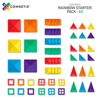 Connetix Rainbow Starter Pack 60 pc