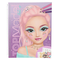 TOPModel Make up Colouring Book