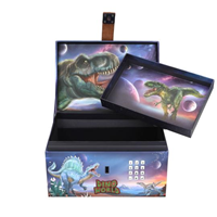 Dino World cofre del tesoro con código, sonido y luz