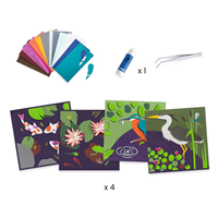 Papel creativo a la orilla del agua