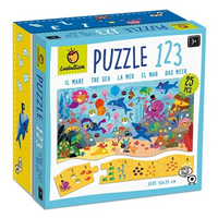 Puzzle 1 2 3 El Mar 25 piezas