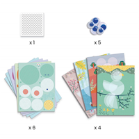 Crea con pegatinas circulos