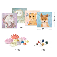 Papel creativo Coronas de flores