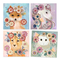 Papel creativo Coronas de flores