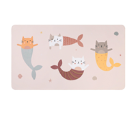 Toalla Playa Microfibra Mermaid Cats