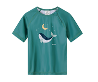 Camiseta Protección Solar Whale Teal 2-3 años