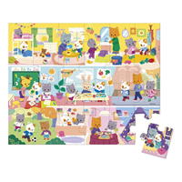 Puzzle maleta 24 piezas Las rutinas