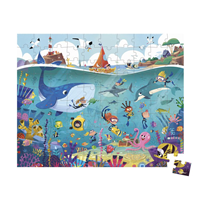 Puzzle maleta 100p Fondos Marinos