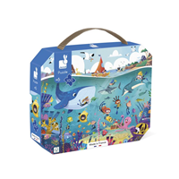 Puzzle maleta 100p Fondos Marinos