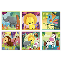 Rompecabezas Animales Selva 9 piezas